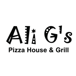 Ali G'S Pizza & Grill House logo.